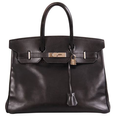 hermes birkin 35 cm chocolate|hermes birkin 35 black.